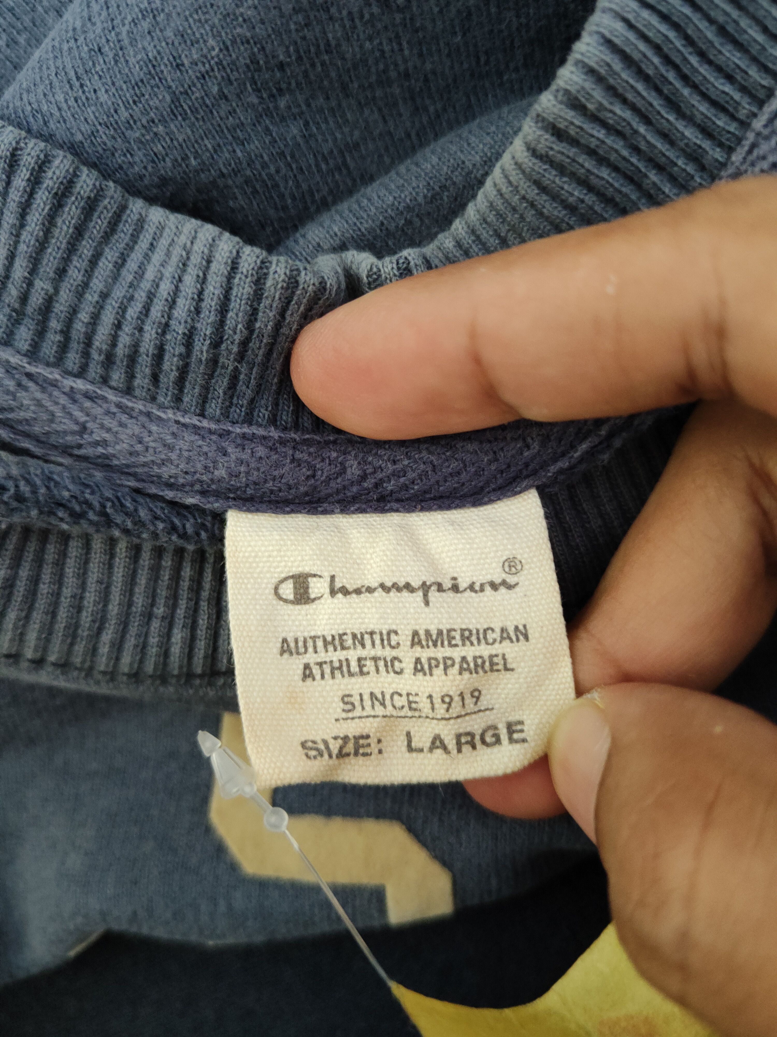 Champion DL Champion vintage Blue Faded Sweatshirts #443 Size M / US 6-8 / IT 42-44 - 13 Thumbnail