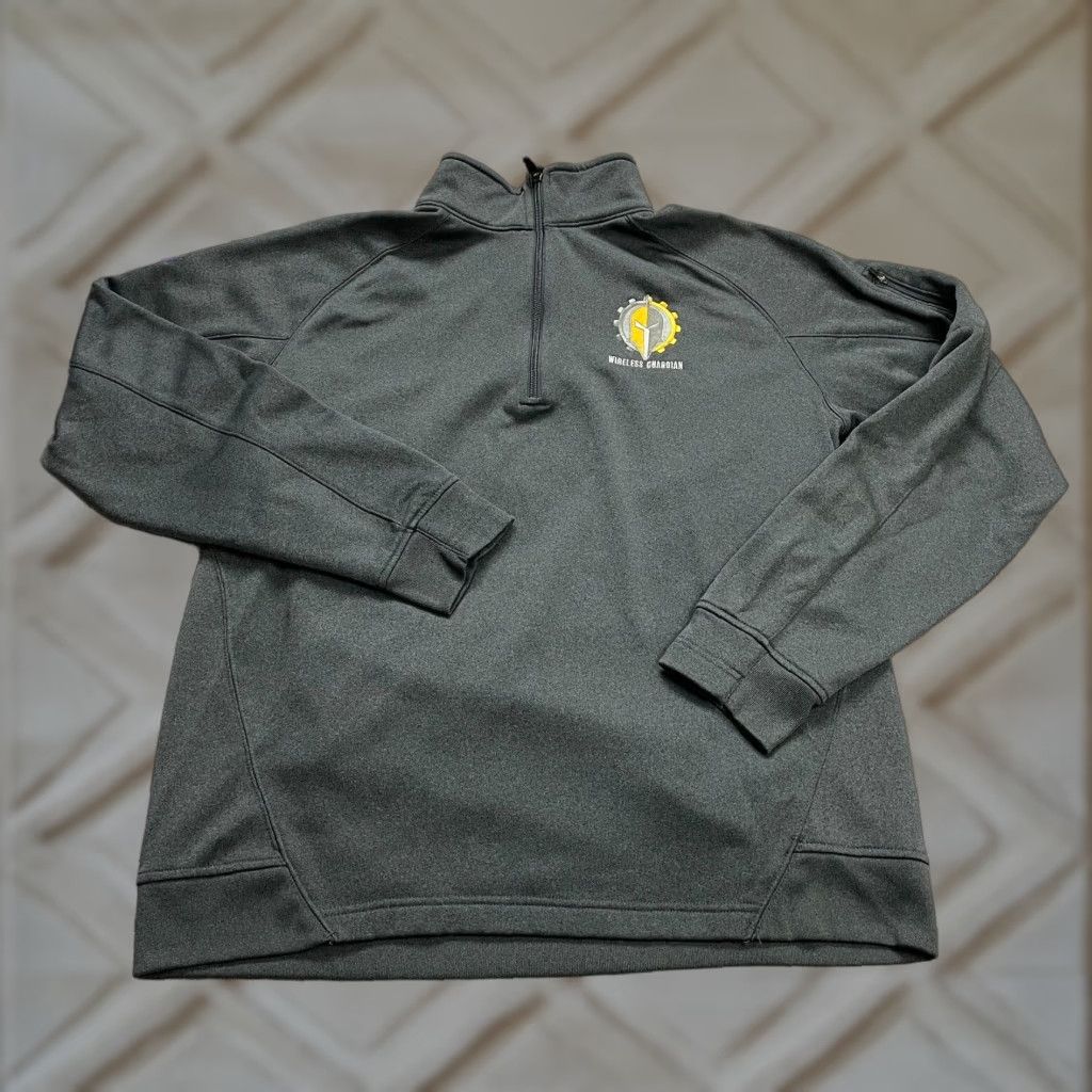 Vintage VINTAGE Sport-Tek Sweatshirt Mens Large Dark Gray Zip Up High Neck Fleece Jacket Outdoor Size US L / EU 52-54 / 3 - 1 Thumbnail