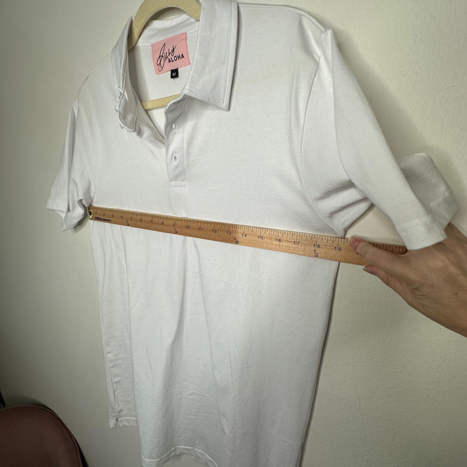 Other NWOT Billy Aloha Bright White Short Sleeve Polo Shirt Medium Size US M / EU 48-50 / 2 - 8 Thumbnail