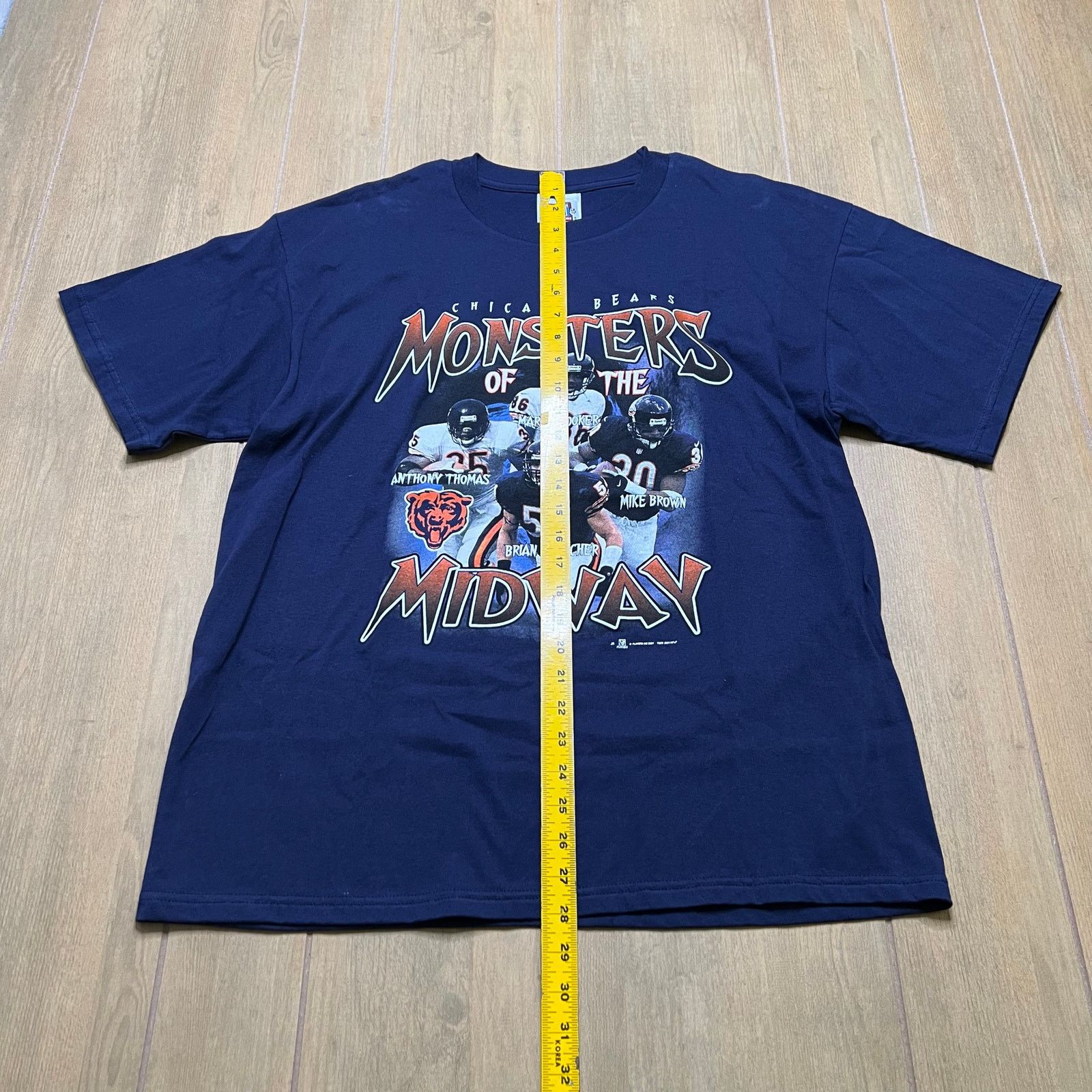 Vintage vintage 2001 Chicago Bears Monsters of the Midway T shirt L Size US L / EU 52-54 / 3 - 5 Thumbnail