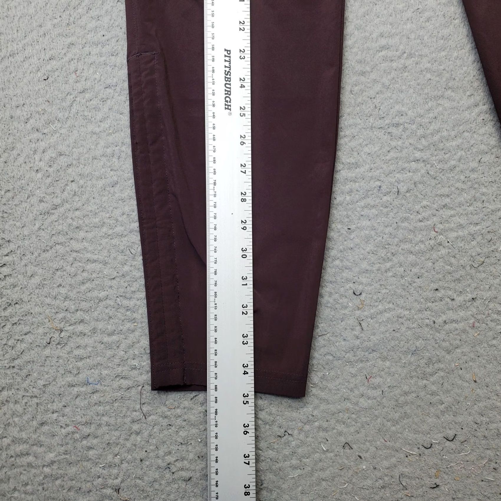 Athleta Athleta Womens Sweatpants 4 Purple Relaxed Elastic Waist Zip Pocket Tapered Leg - Size 4 - Pant, Casual, Activewear, Travel, 28 Inseam Size 27" / US 4 / IT 40 - 3 Thumbnail