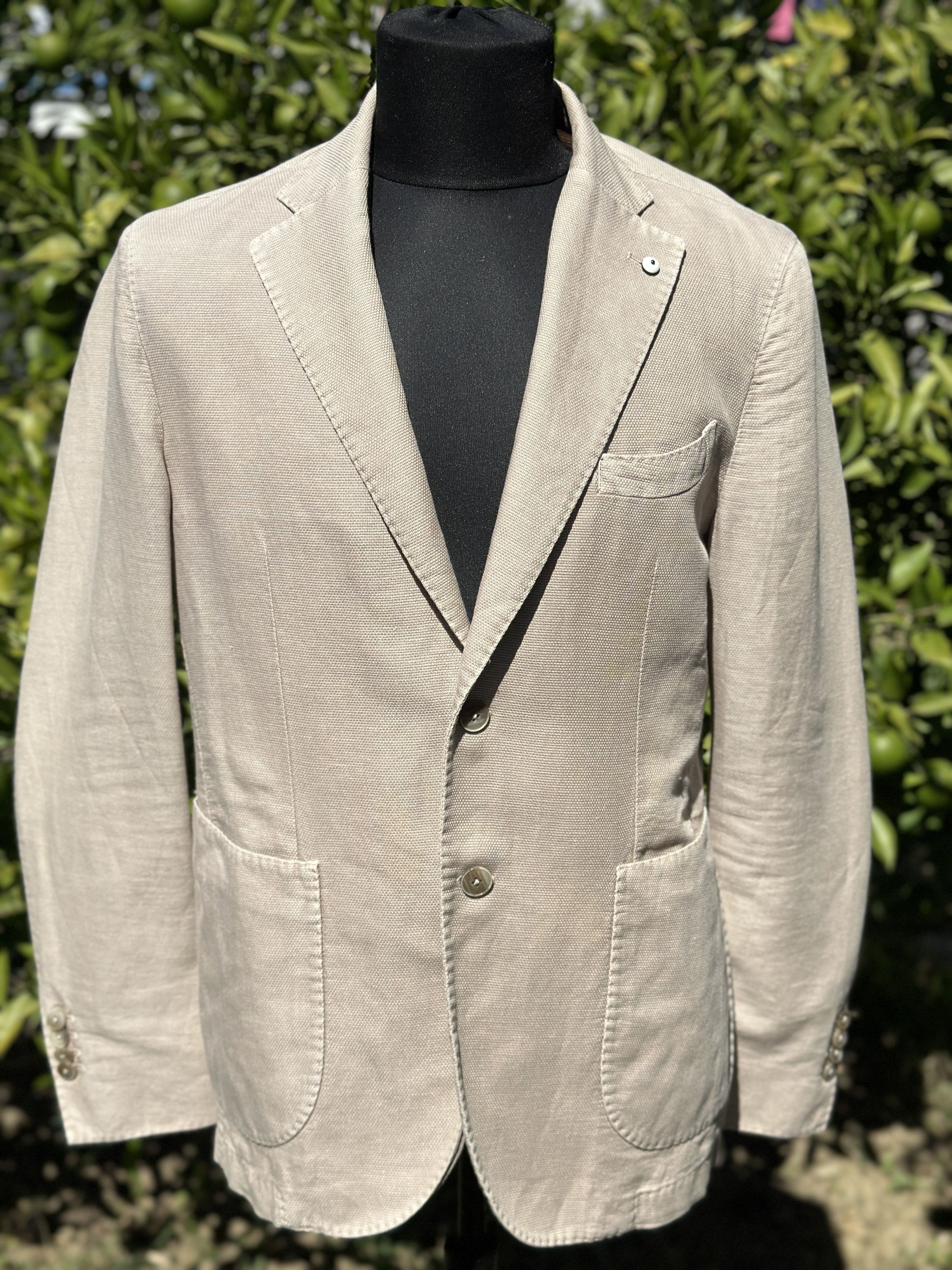 L.B.M. 1911 Limited Edition LBM 1911 Formal Jacket Linen Slim Size 52 R Size 52R - 1 Thumbnail