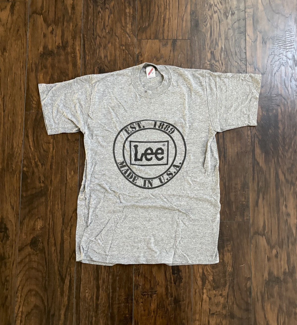 Lee Vintage 90s Lee Jeans Rodeo Made In USA T-Shirt Size US M / EU 48-50 / 2 - 1 Thumbnail