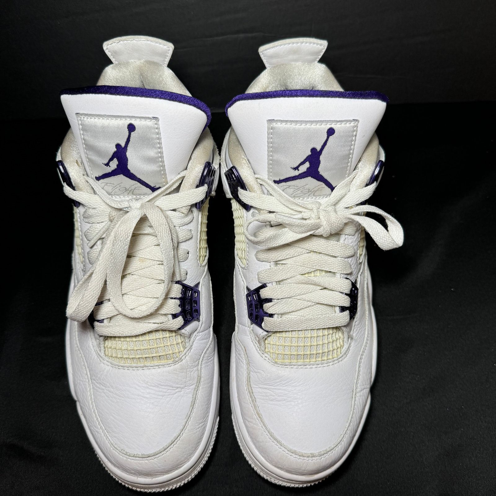 Jordan Brand × Nike Size 8 - Nike Air Jordan 4 Retro Purple Metallic Men's Shoes Size US 8 / EU 41 - 4 Thumbnail