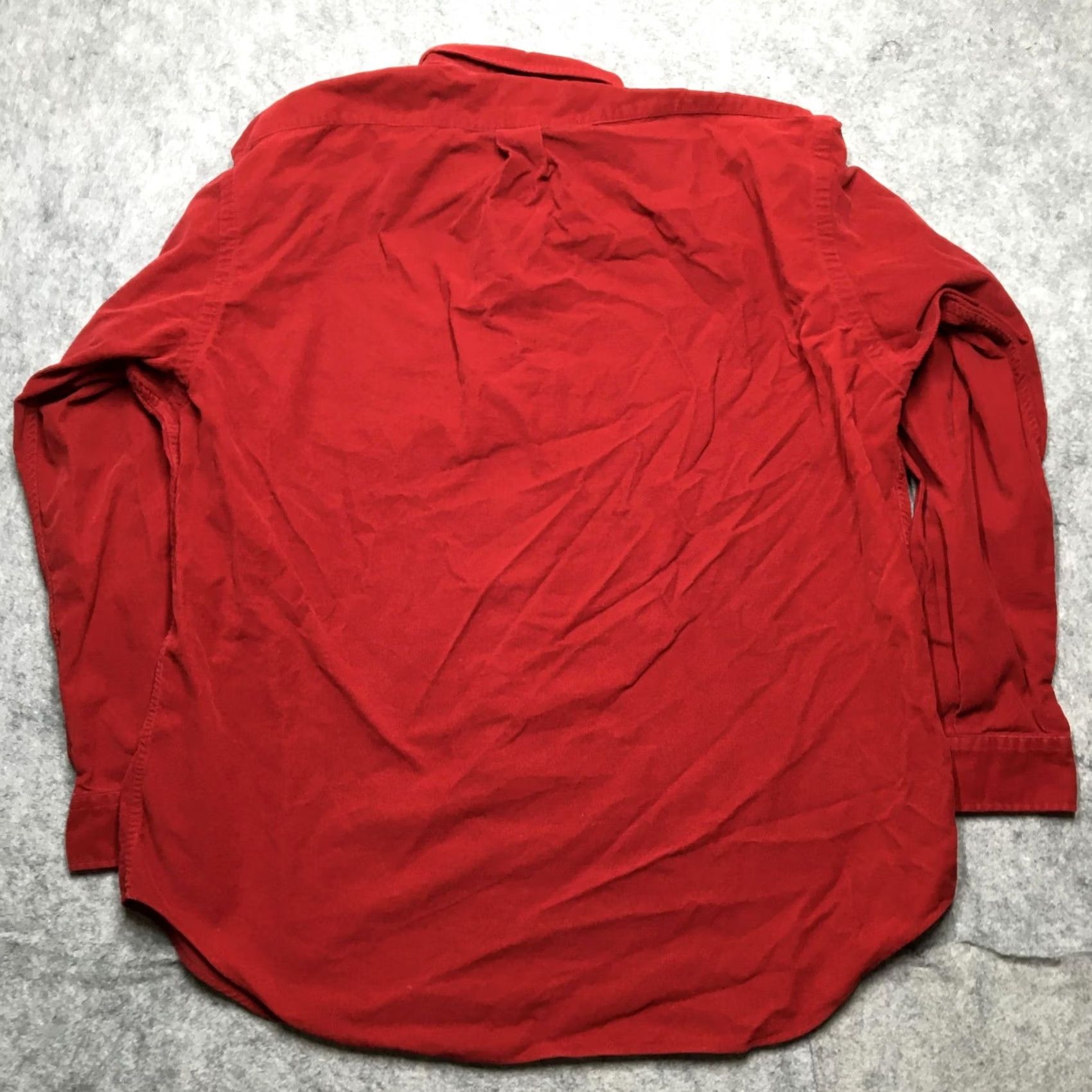Ralph Lauren Ralph Lauren Golf Corduroy Shirt Mens Large Red Tilden Button Down Long Sleeve Size US L / EU 52-54 / 3 - 6 Thumbnail