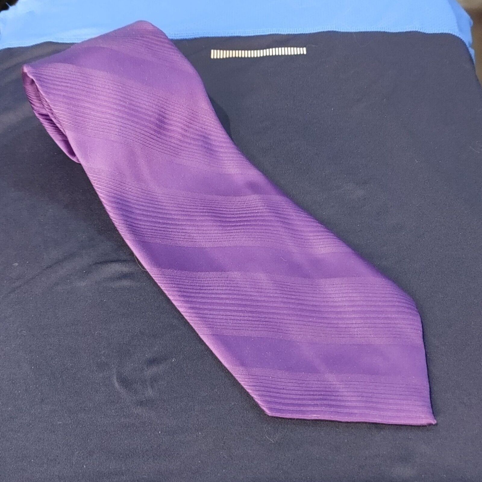 Other Regal Designer Collection Purple Polyester Men's Neck Tie OS Size ONE SIZE - 1 Thumbnail