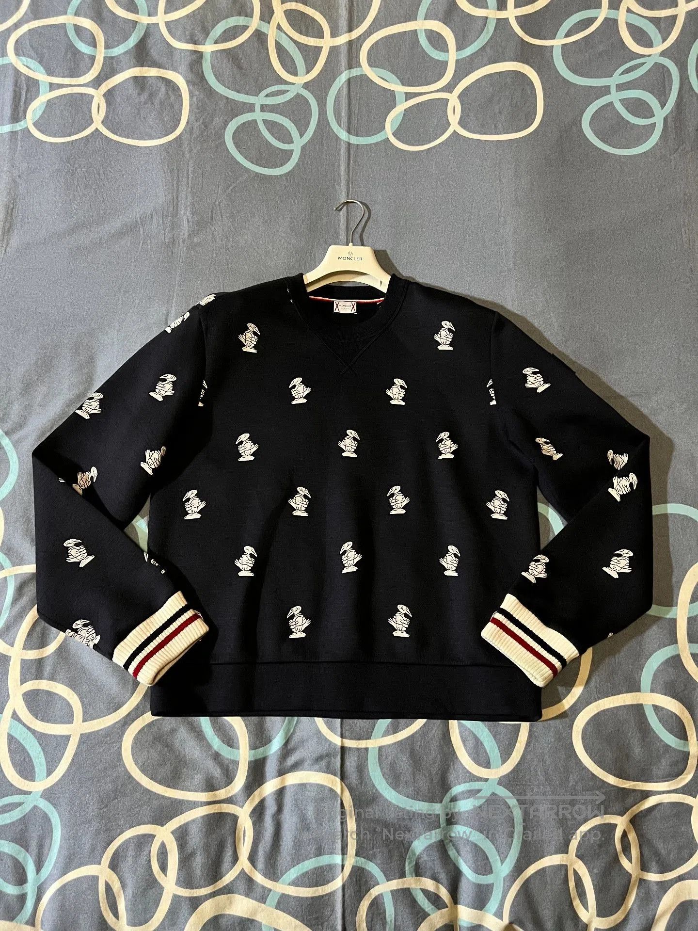 Moncler Moncler x TB Limited Embroidered Sweatshirt. Size US XL / EU 56 / 4 - 1 Thumbnail