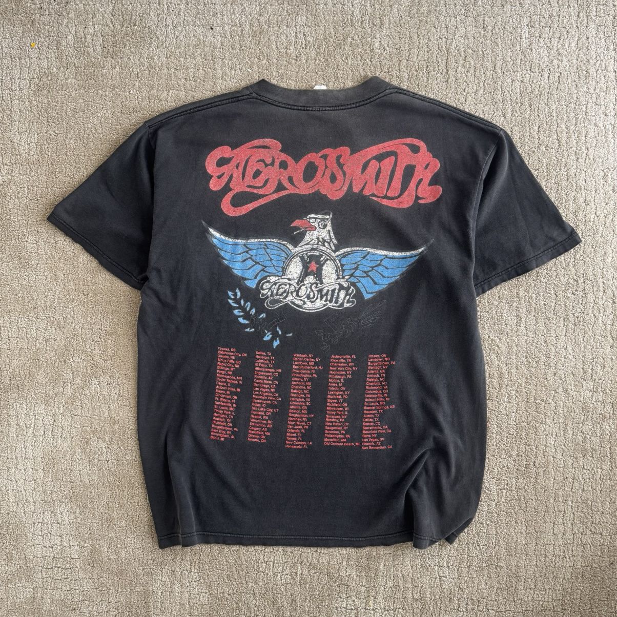 Aerosmith Vtg Aerosmith 1994 faded tee Size US XL / EU 56 / 4 - 2 Thumbnail