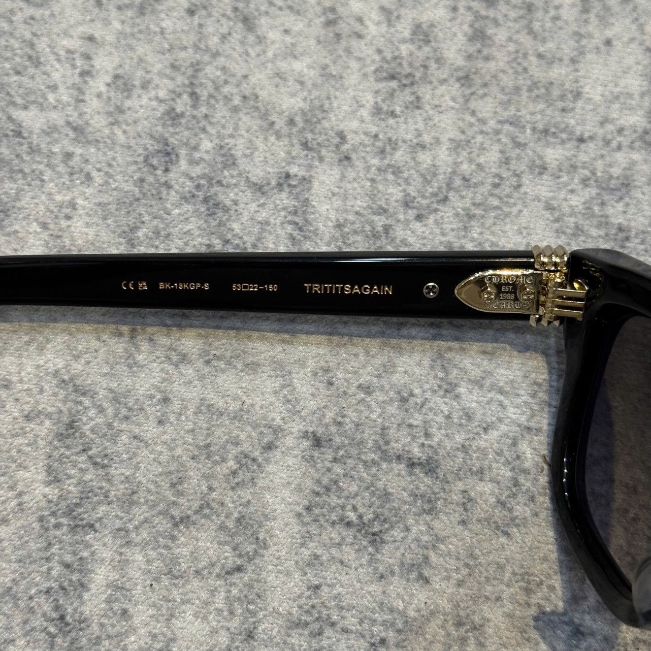 Chrome Hearts CHROME HEARTS TRITITSAGAIN BLACK/18KGP-SUN Size ONE SIZE - 5 Thumbnail