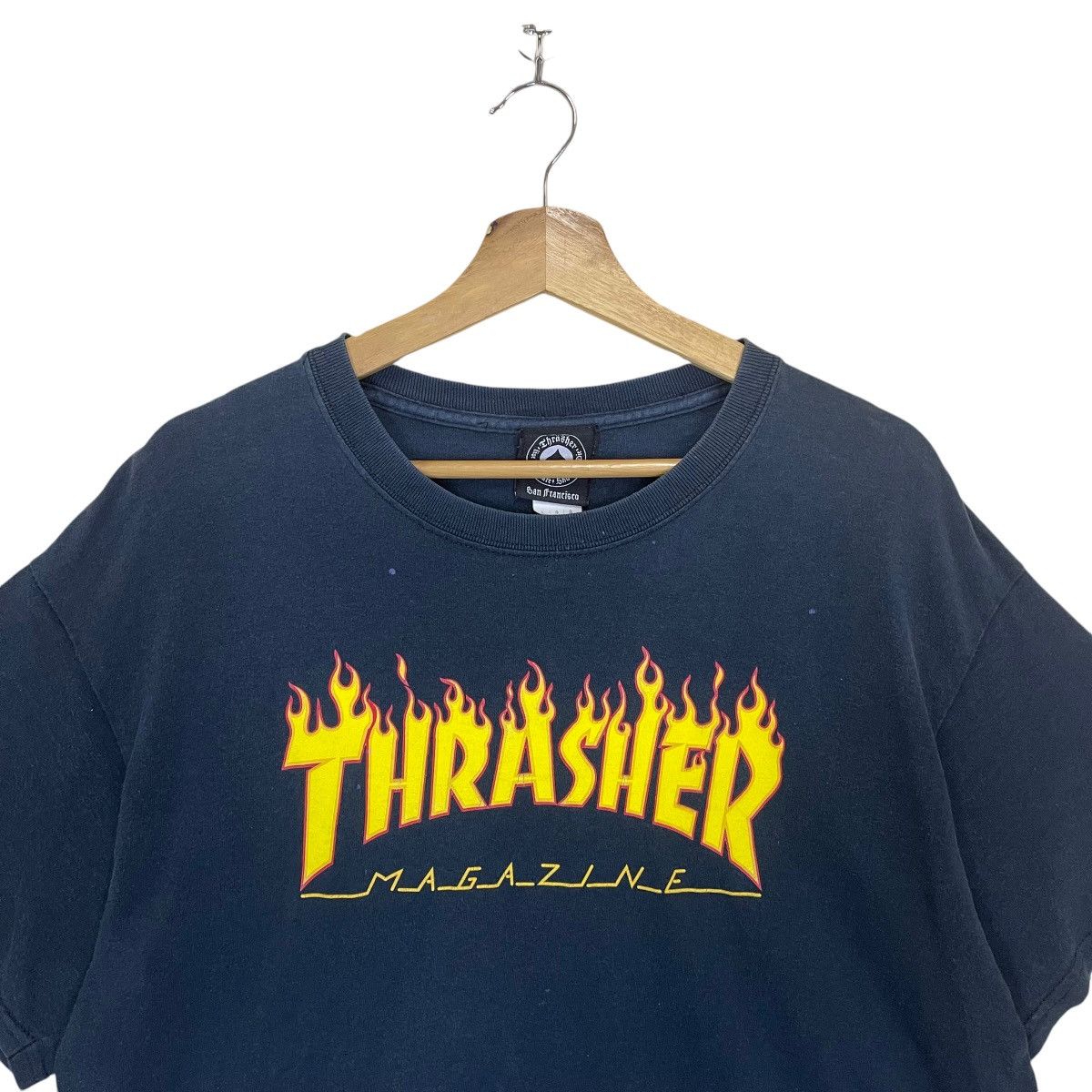 Thrasher Thrasher Skaterboard Magazine Big Logo Tee Size US M / EU 48-50 / 2 - 4 Thumbnail
