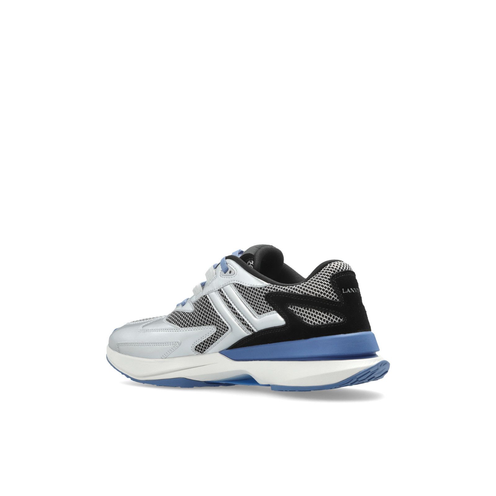 Lanvin LANVIN JLA Silver Leather Sneakers New & Authentic (Men's si Size US 10 / EU 43 - 2 Thumbnail