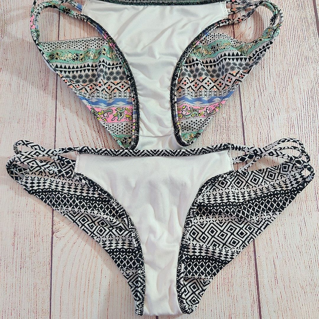 Victoria's Secret Pair of The Strappy Cheeky bikini bottoms sz S Size ONE SIZE - 13 Thumbnail