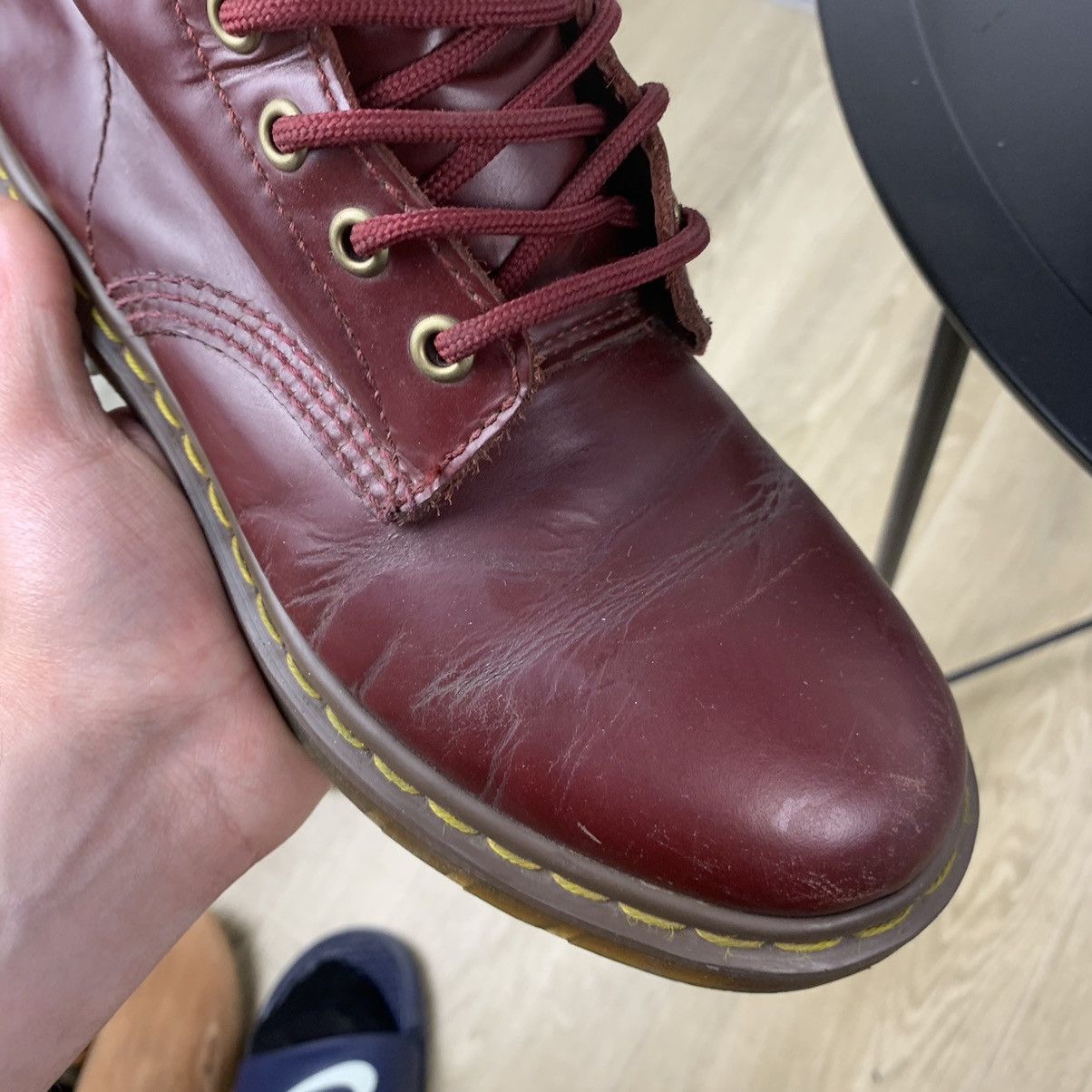 Dr. Martens Vintage Dr. Martens 1460 Serena Boots EU 38 Cherry Size US 7 / IT 37 - 10 Thumbnail