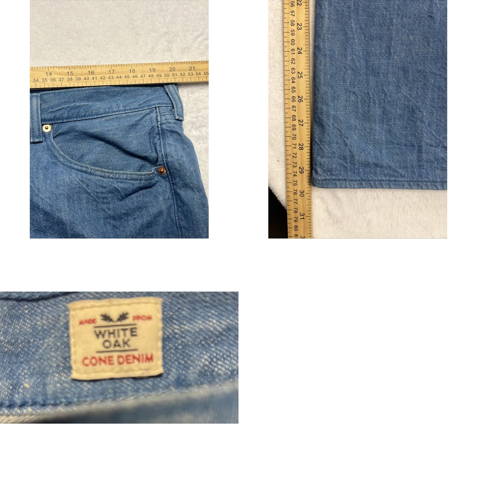 Levi's Levi's 501 Jeans Button Fly Straight Denim 40 x 32 Mens Blue Dark 100% Cotton Regular Fit Mexico Size US 40 / EU 56 - 8 Thumbnail