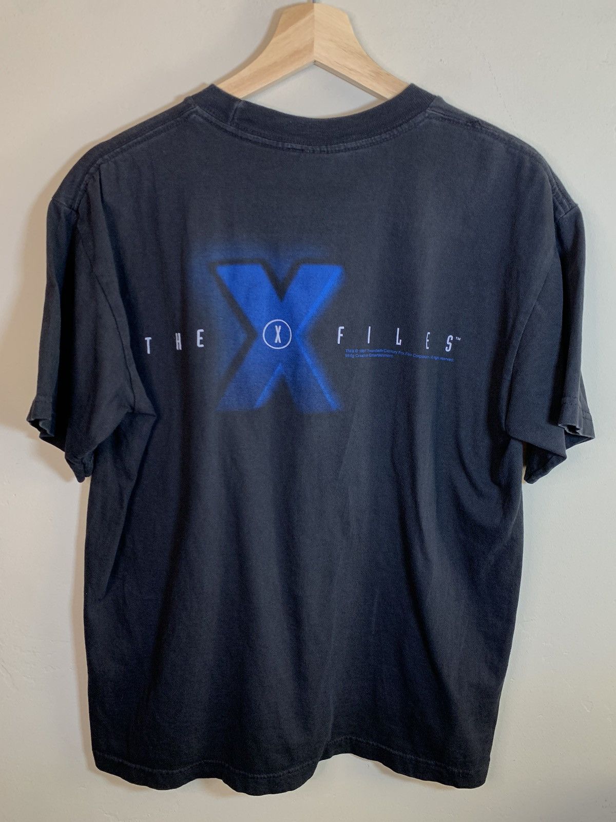 Vintage *RARE* Vintage 90s The X-Files Promo TV Show Movie T-Shirt M Size US M / EU 48-50 / 2 - 1 Thumbnail