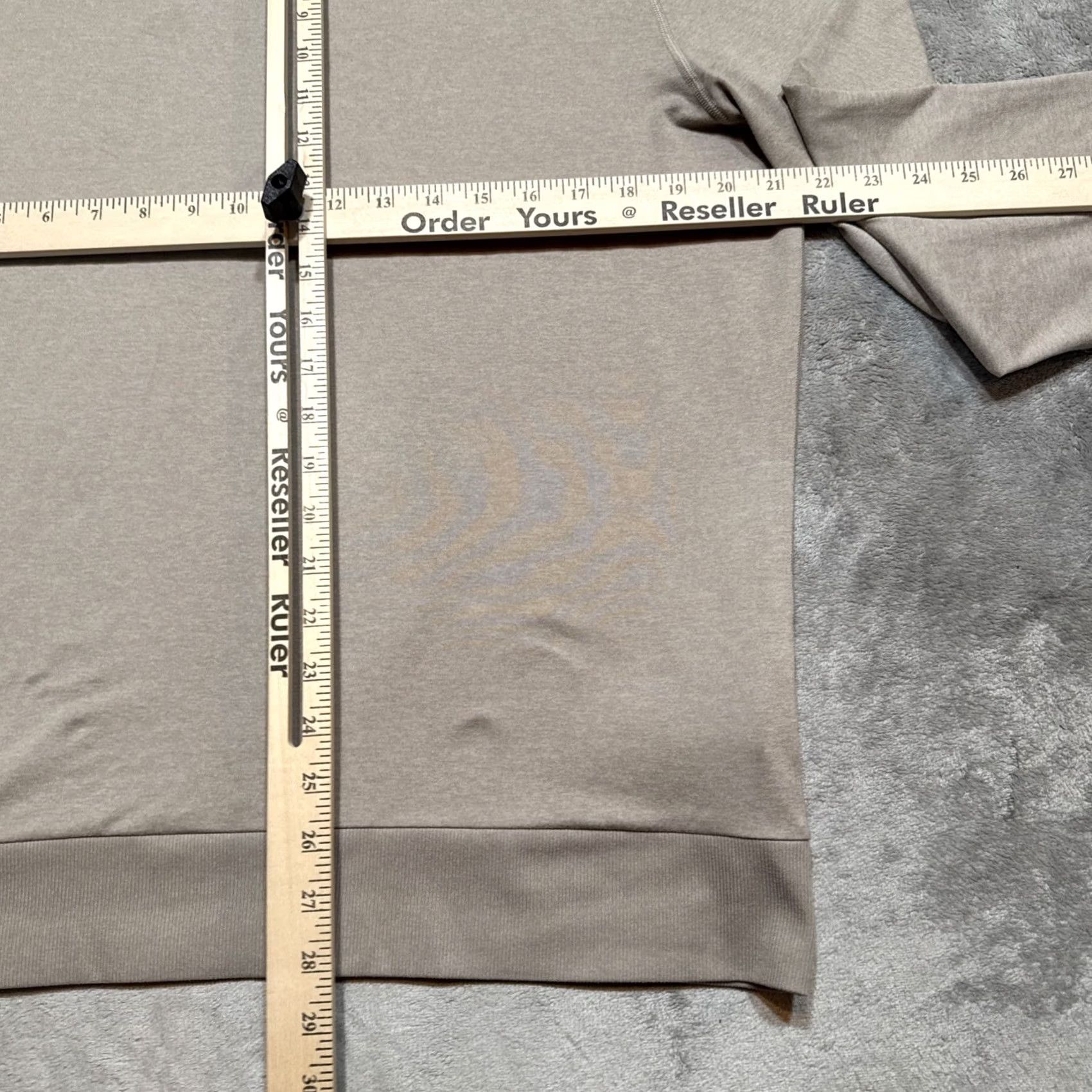 Vuori Vuori Ponto Performance Crew Mens Large Dark Salt Beige Heathered Pullover V224 Size US L / EU 52-54 / 3 - 5 Thumbnail