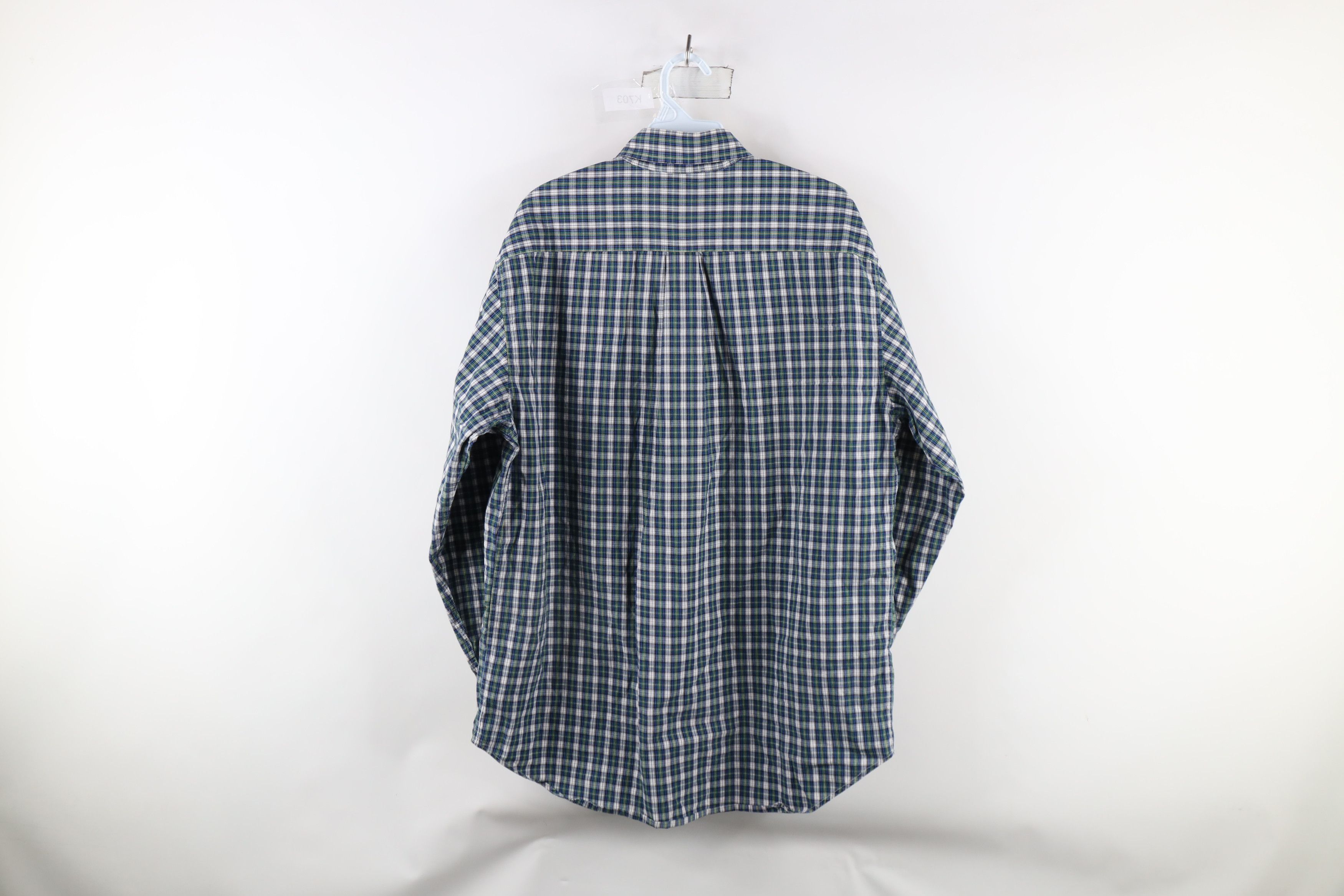 Brooks Brothers × Vintage Vintage Brooks Brothers Cotton Button Down Shirt Plaid Size US M / EU 48-50 / 2 - 7 Thumbnail