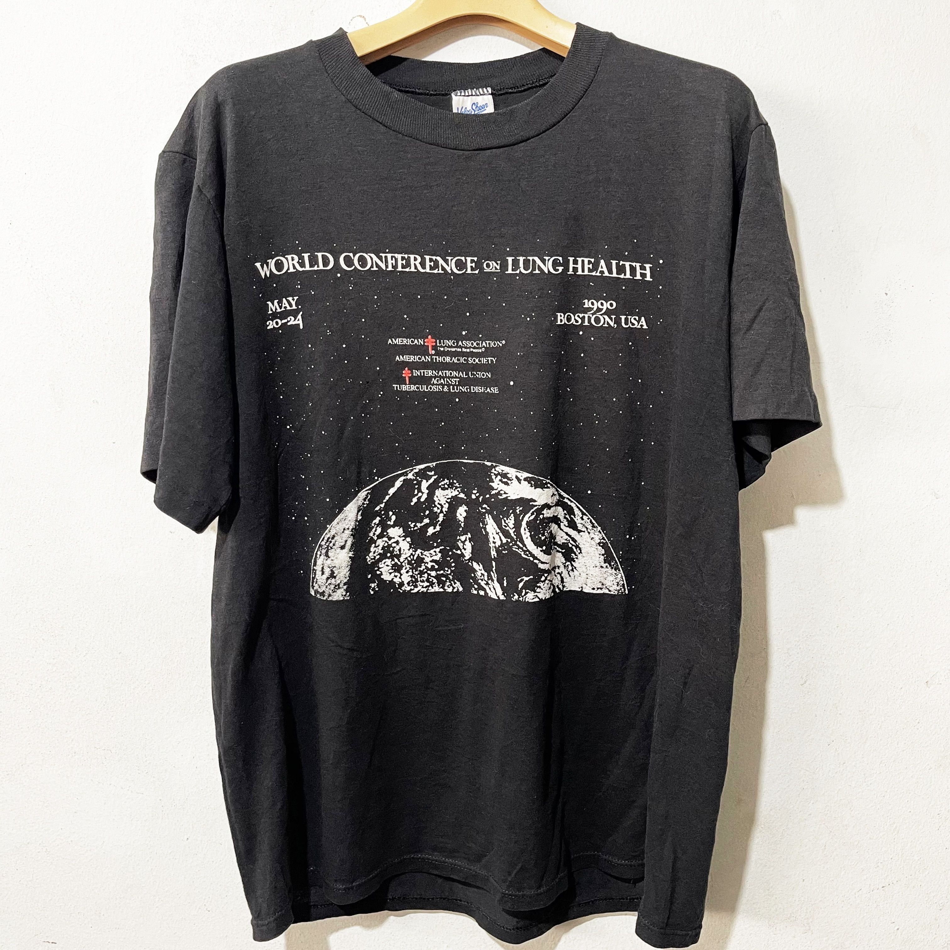 Vintage Vintage 1990 Earth Day Shirt Size US L / EU 52-54 / 3 - 1 Thumbnail