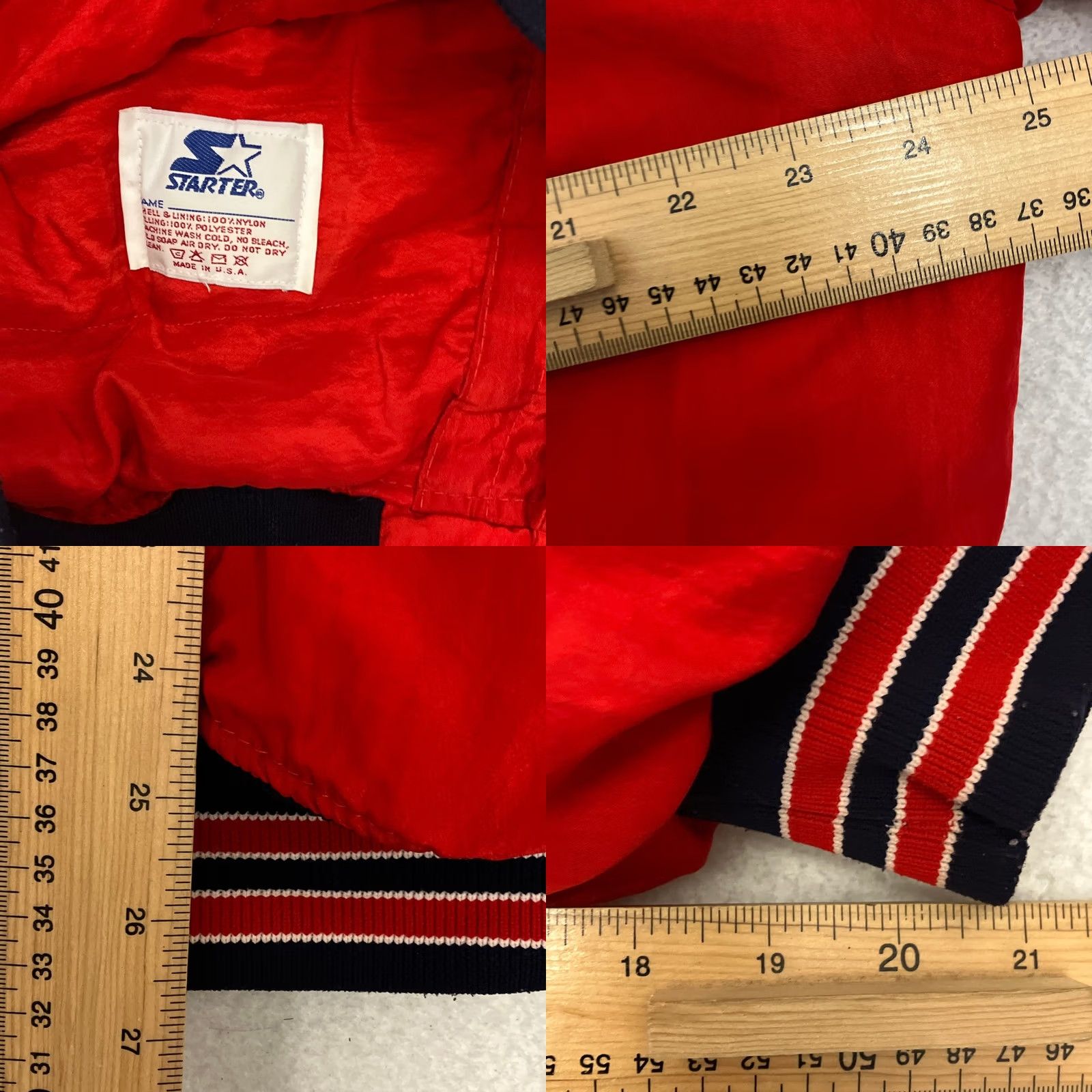 Starter VINTAGE Starter Diamond St Louis Cardinals Jacket Mens L Red MLB Bomber Jacket Size US L / EU 52-54 / 3 - 8 Thumbnail