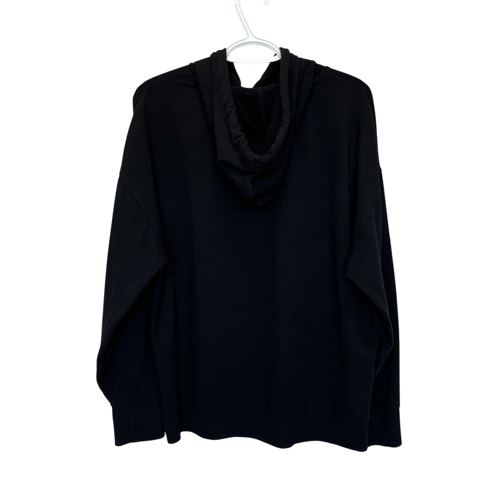 Juicy Couture Juicy Couture Sport | Black Embossed Logo Spellout Hoodie Size L / US 10 / IT 46 - 6 Thumbnail