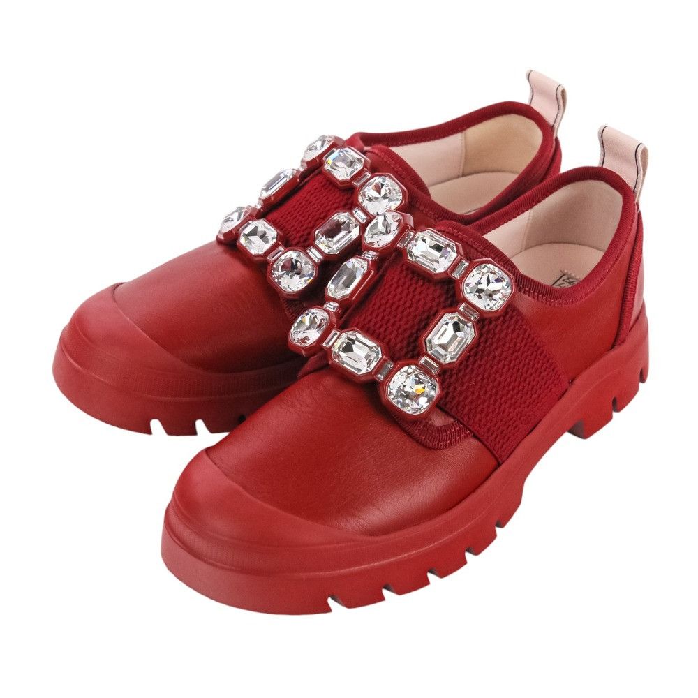 Roger Vivier Roger Vivier Roger Vivier Walky Viv Calf Leather Slip-on Shoes Leather Shoes DUTY FREE for USA Size ONE SIZE - 1 Thumbnail