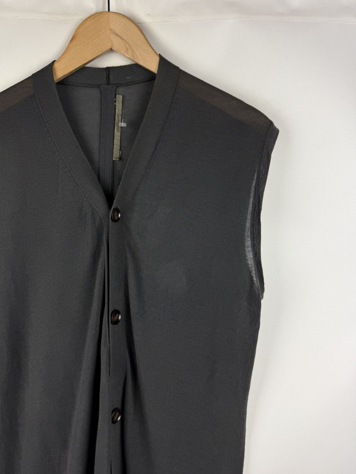 Rick Owens Rick Owens Drake S/S07 Avant-Garde Sleeveless Vest Sweater Size US M / EU 48-50 / 2 - 4 Thumbnail