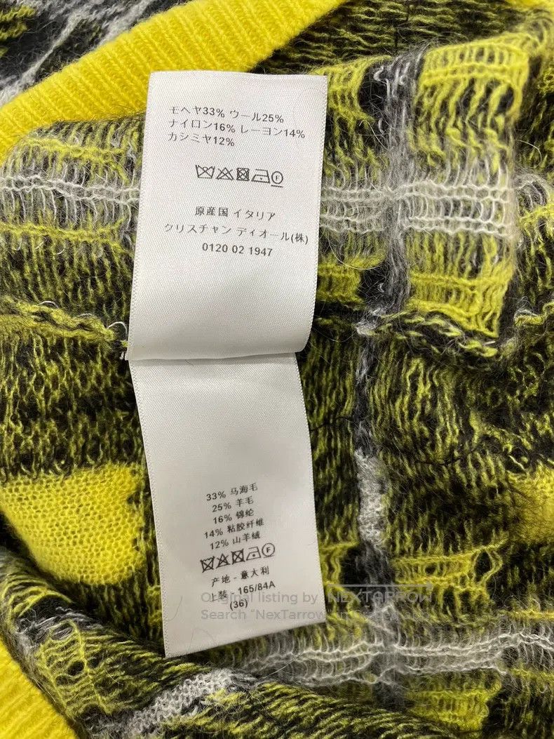 Dior Dior Mahai wool plaid knitted short sleeves Size XS / US 0-2 / IT 36-38 - 6 Thumbnail