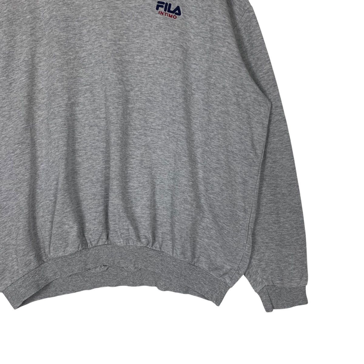 Fila FILA Intimo Small Logo Gray Sweatshirt #1344-C61 Size US XXL / EU 58 / 5 - 4 Thumbnail