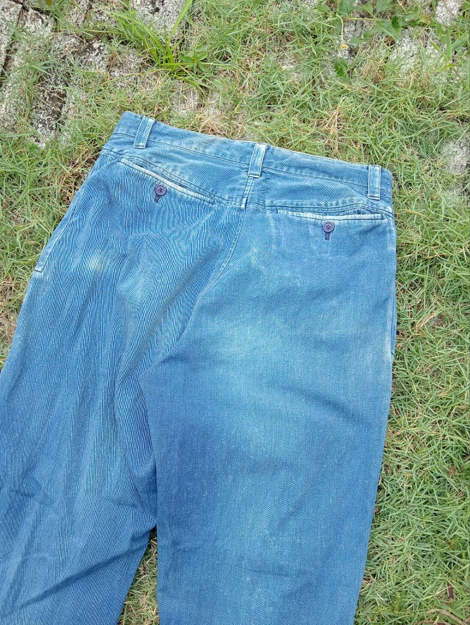 Issey Miyake VINTAGE ISSEY MIYAKE MEN PANTS - SIZE L BLUE Size US 31 - 11 Thumbnail