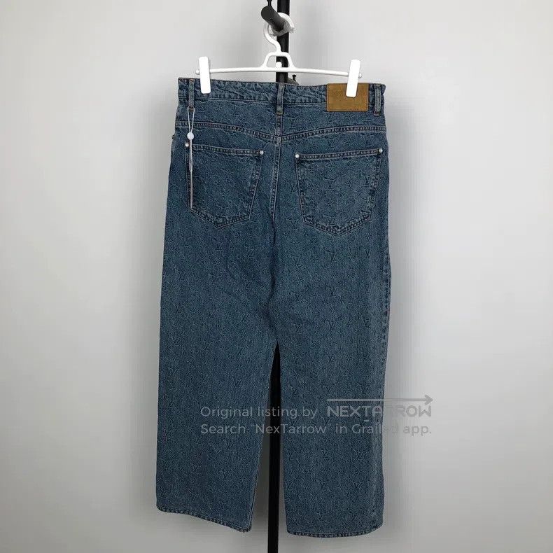 Louis Vuitton Louis Vuitton Old Flower Jeans Size US 29 - 2 Thumbnail
