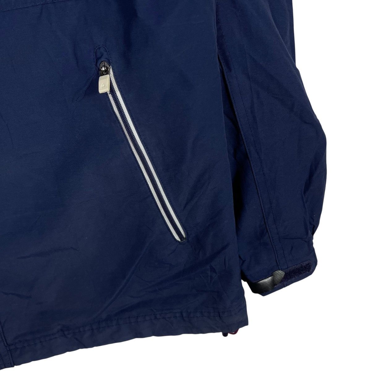 Le Coq Sportif Vintage Le Coq Sportif Modulate Hooded Outdoor Jacket Navy Size US L / EU 52-54 / 3 - 6 Thumbnail