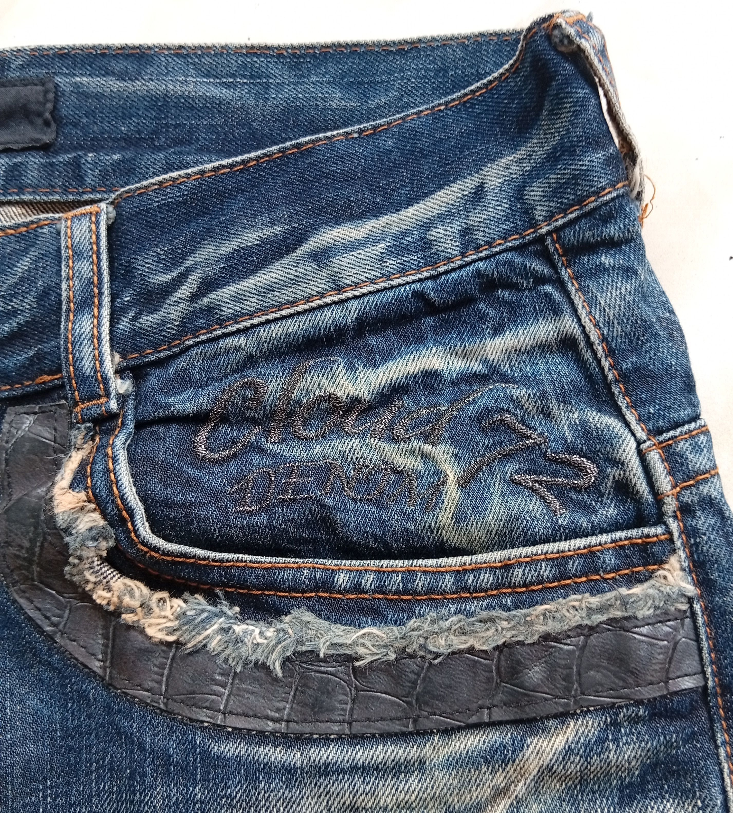 Japanese Brand Cloud72 crossfaith studded denim Size US 32 / EU 48 - 7 Thumbnail