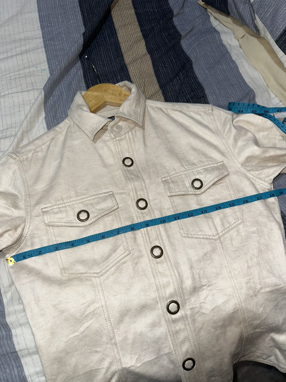 Tornado Mart Tornado Mart Button Up Suede Jacket Size M / US 6-8 / IT 42-44 - 12 Thumbnail