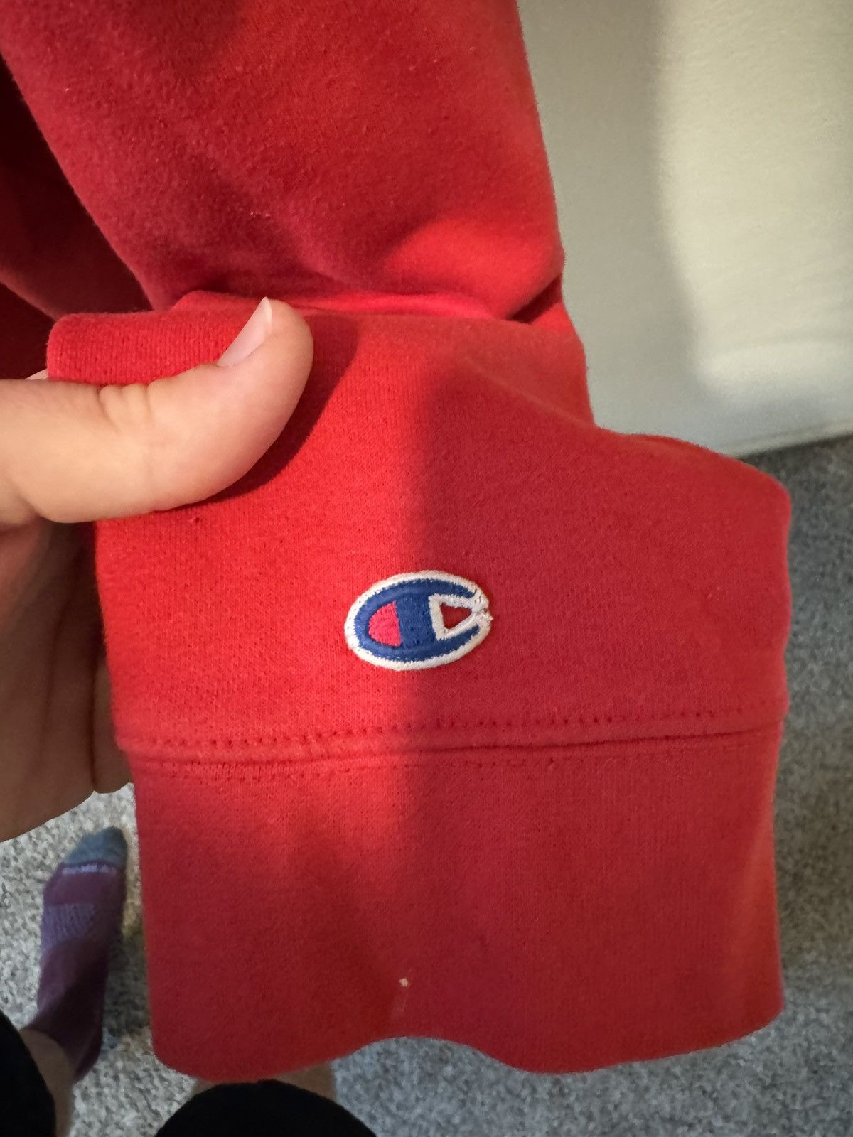 Champion Red Champion Athletic Hoodie Size US XL / EU 56 / 4 - 5 Thumbnail