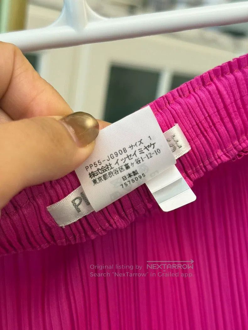 Issey Miyake Issey Miyake size:1 Iridescent Pink Midi Skirt Size 31" - 3 Thumbnail