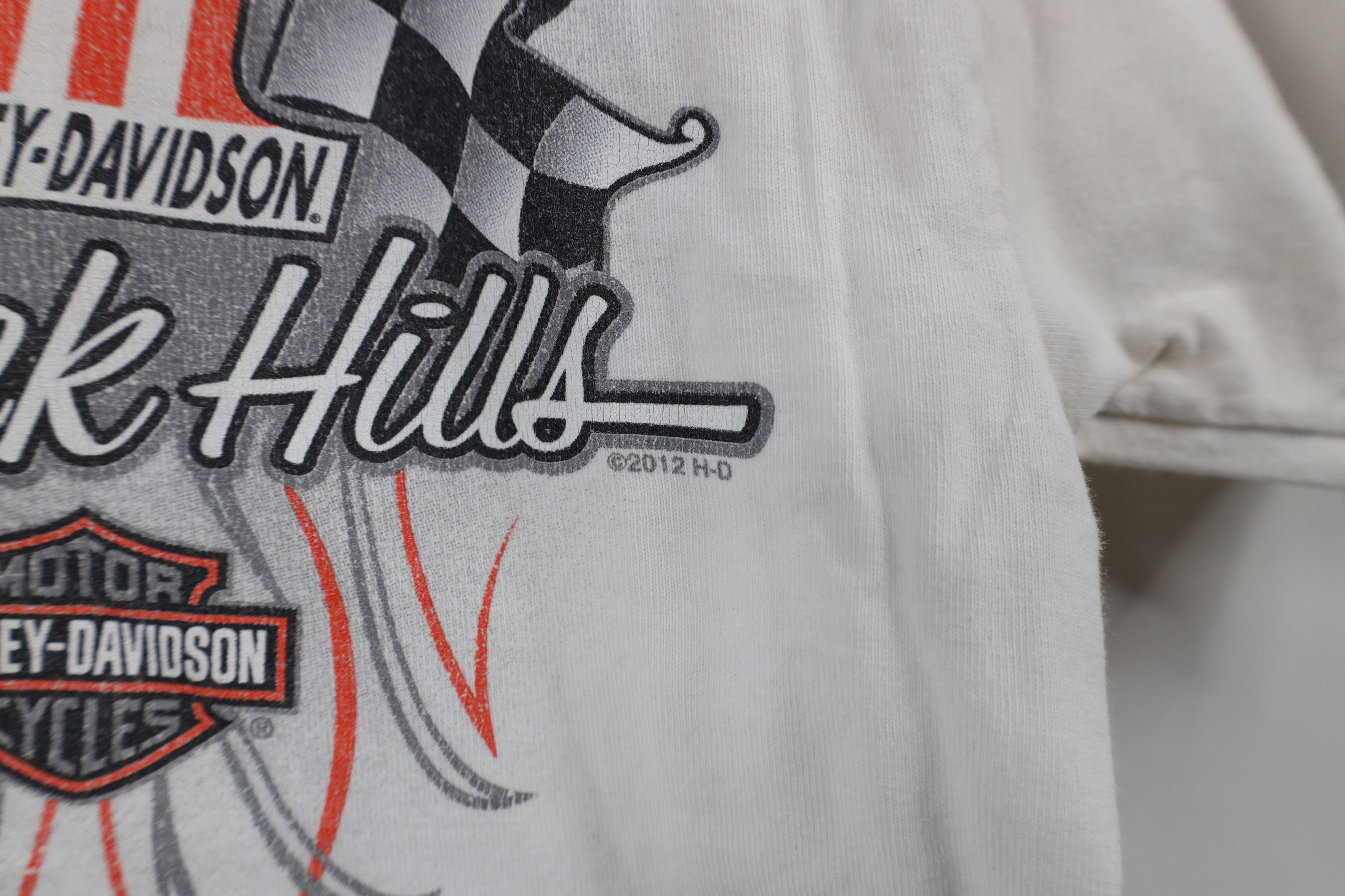 Harley Davidson × Vintage Vintage Y2K Harley Davidson Tribal Fire Flames T-Shirt Size US M / EU 48-50 / 2 - 5 Thumbnail