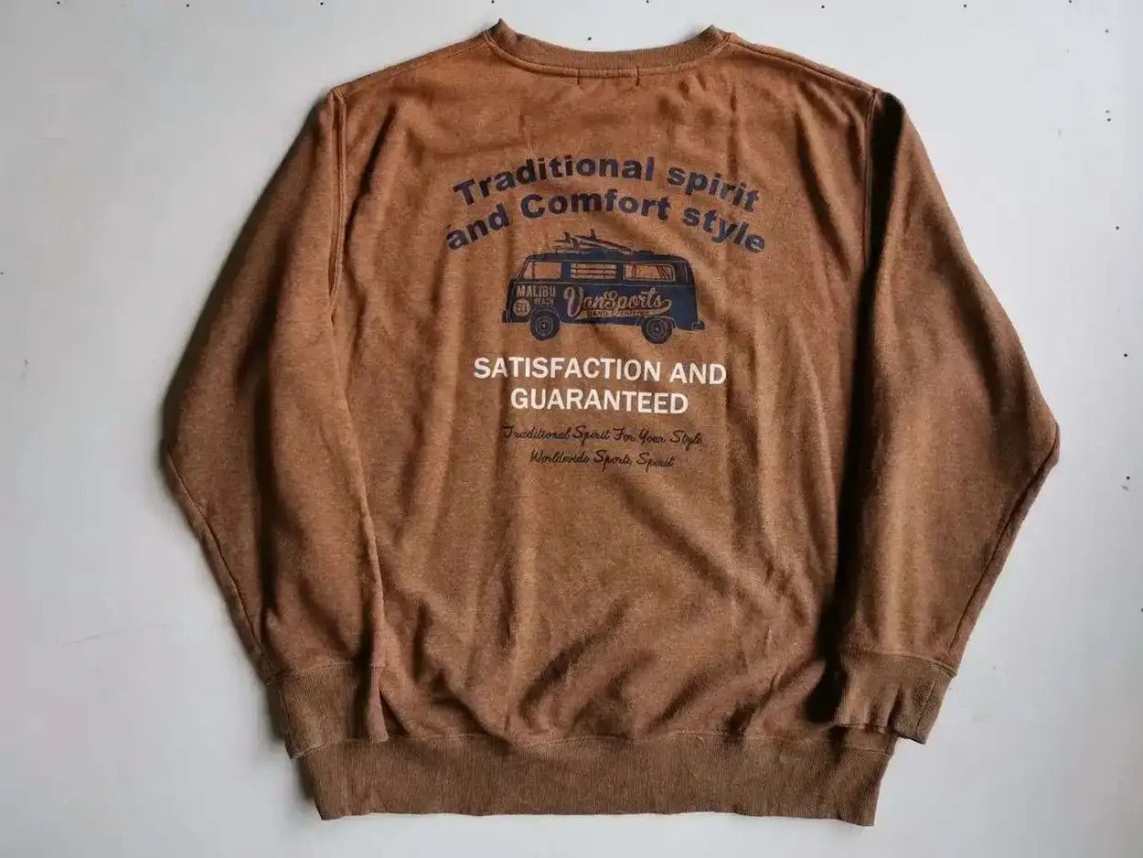 Vintage Vintage Vansports Big Logo Sweatshirt Size US XL / EU 56 / 4 - 2 Thumbnail