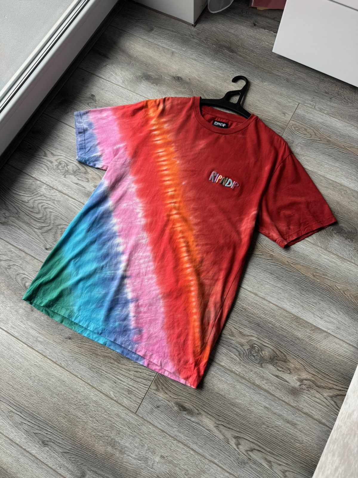 RIPNDIP RipNDip Rainbow Tie Dye Skate Tee Size US M / EU 48-50 / 2 - 2 Thumbnail