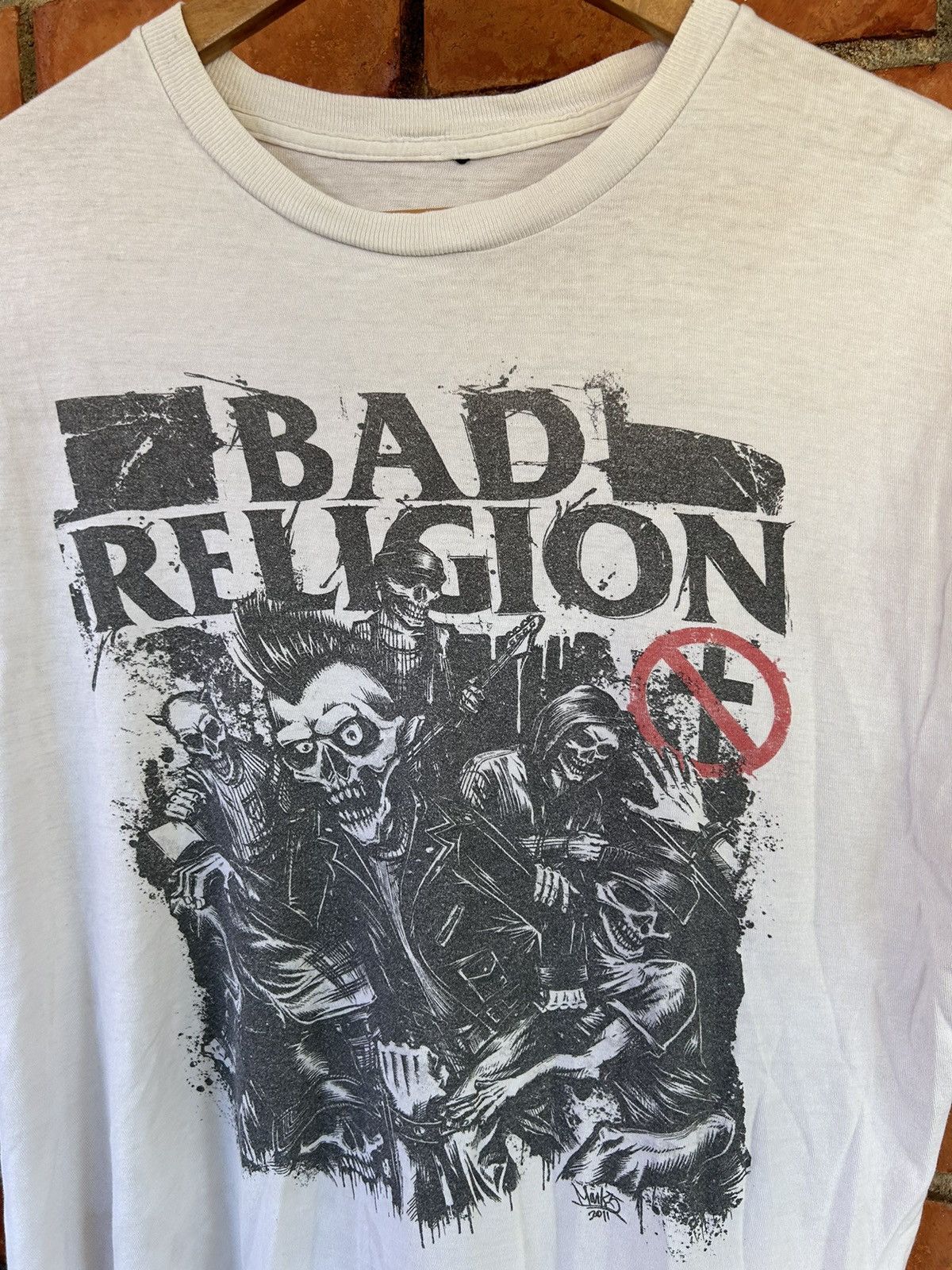 Band Tees × Punk and Yo 💥PUNK‼️ BAD RELIGION MOSH TEES Size US M / EU 48-50 / 2 - 3 Thumbnail