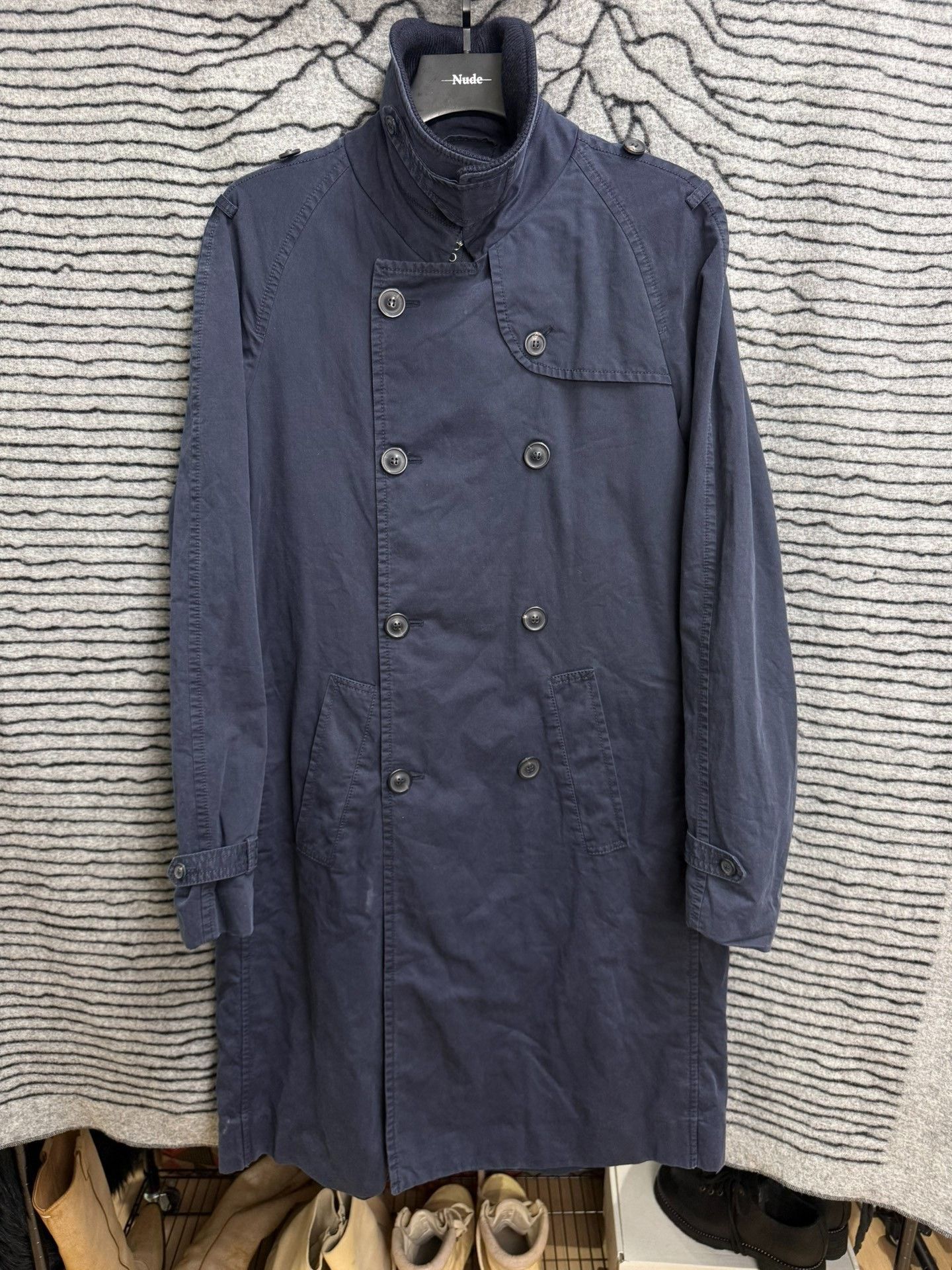 Maison Margiela Washed Patchwork Trench