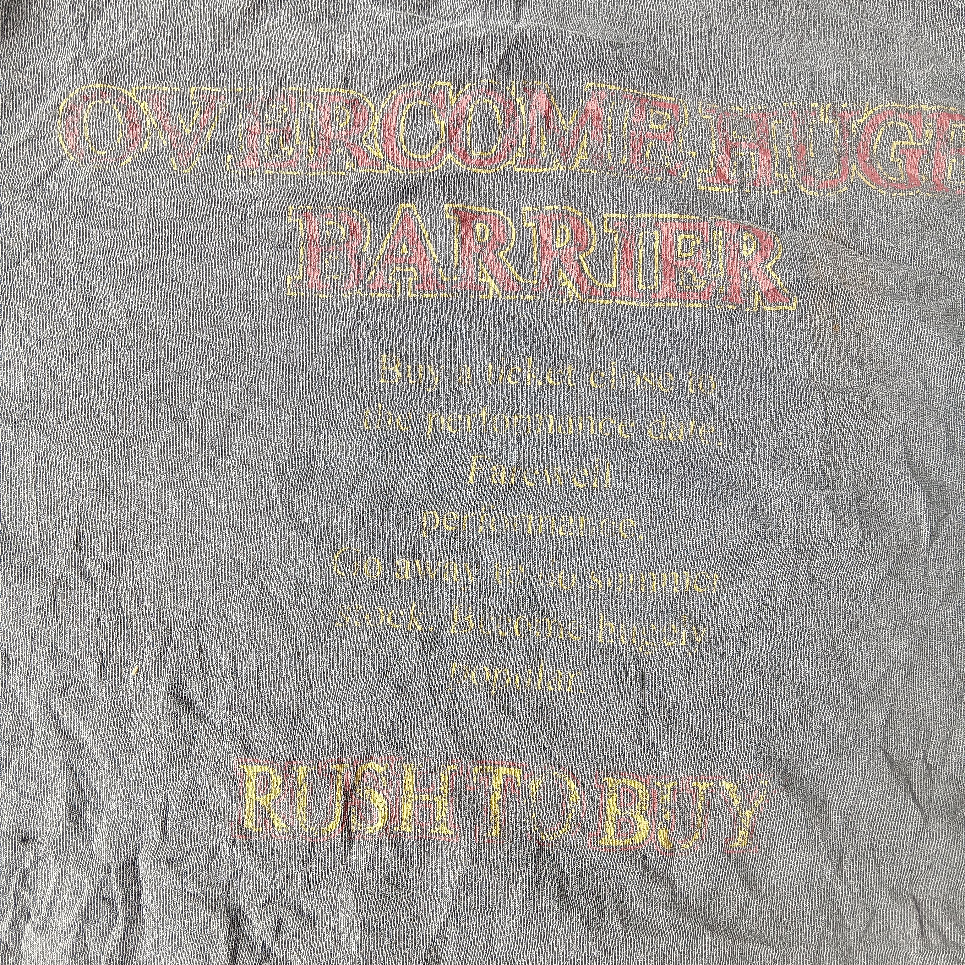 Vintage rush to buy DISTRESSED big logo tee S Size US S / EU 44-46 / 1 - 8 Thumbnail
