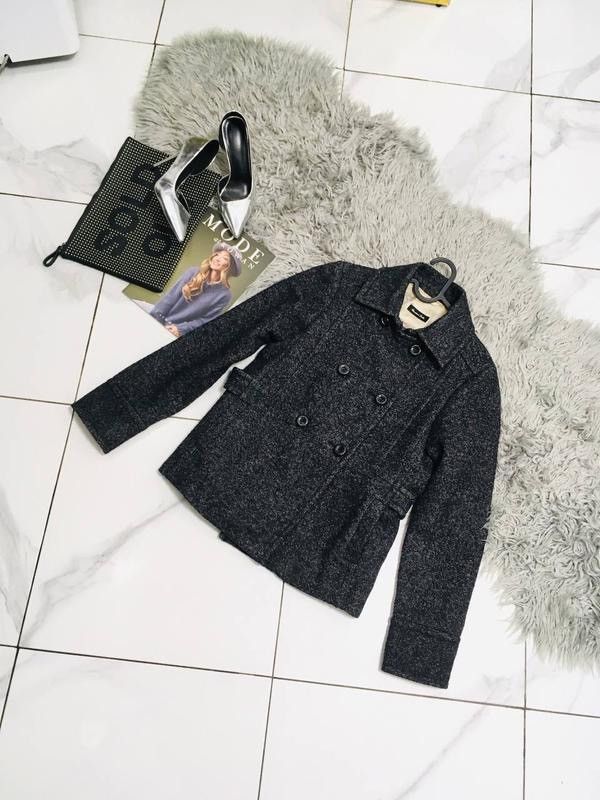 Massimo Dutti Massimo Dutti Wool Peacoat 95% Wool 42/32 — Premium Italian Size L / US 10 / IT 46 - 1 Thumbnail