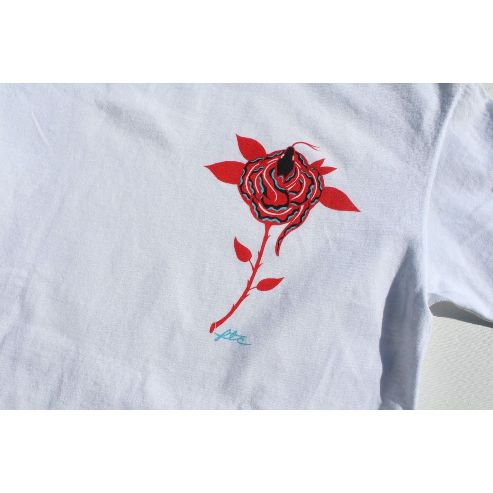 Vintage FTC T Shirt Unisex Adults Medium White Snake 90s FAST SHIPPING Size US M / EU 48-50 / 2 - 2 Thumbnail