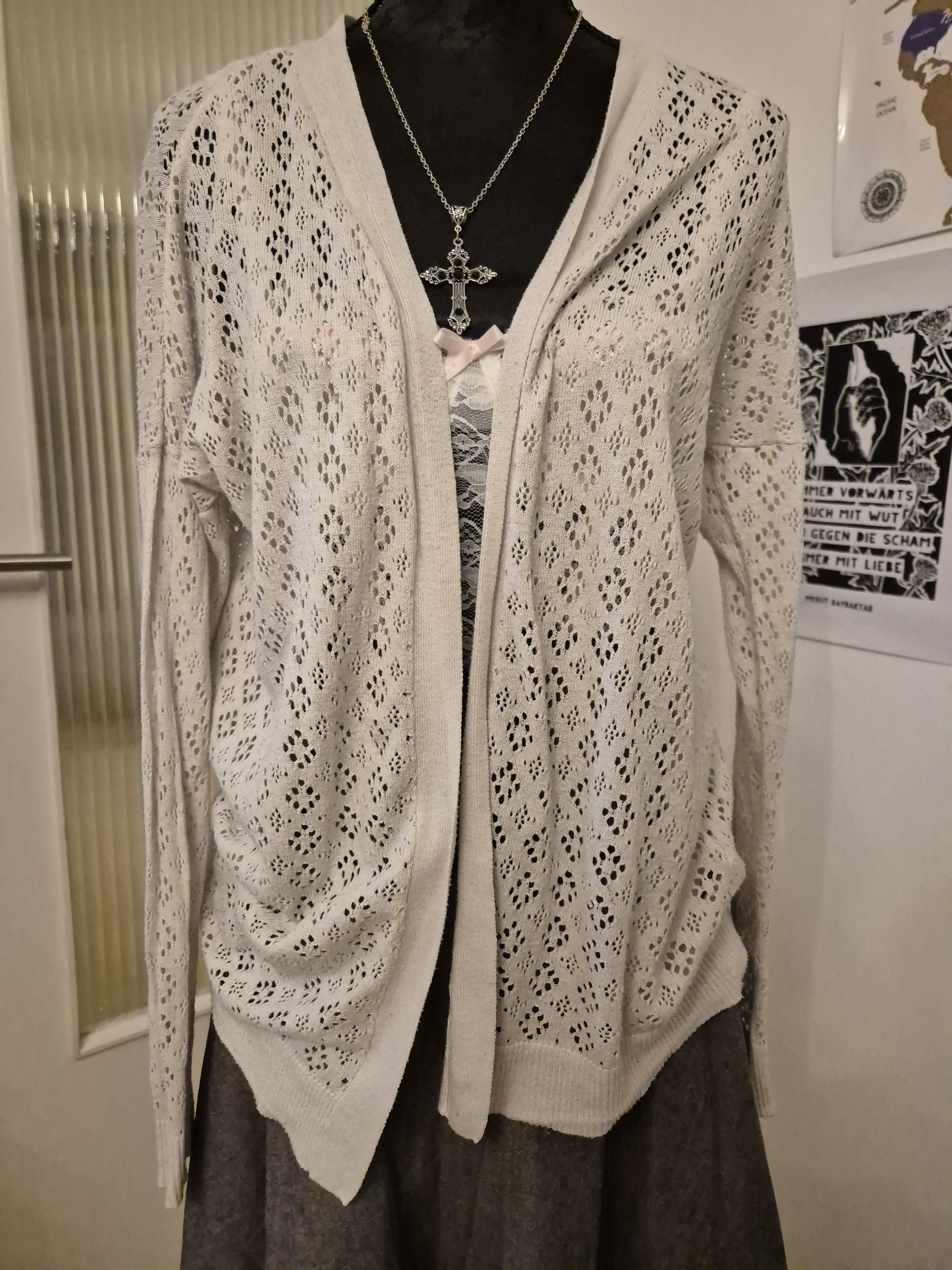 Other Lace Embriodered Cardigan Bolero Fairy lolita cute y2k Size S / US 4 / IT 40 - 3 Thumbnail