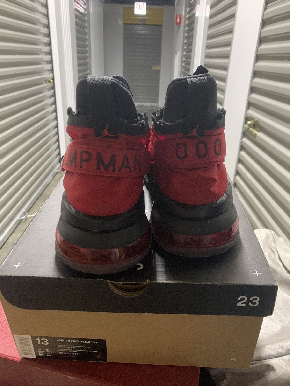 Jordan Brand NIKE AIR JORDAN PROTO MAX 720 GYM RED BLACK BQ6623 600 Grailed