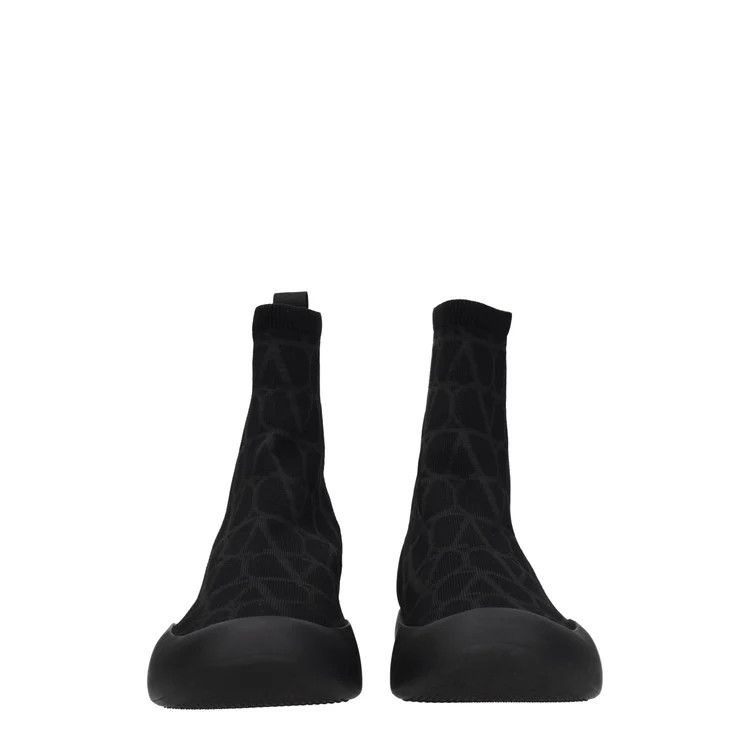Valentino o1y0525 Hi-Top Sneakers in Lead/Black Size US 7 / EU 40 - 4 Thumbnail