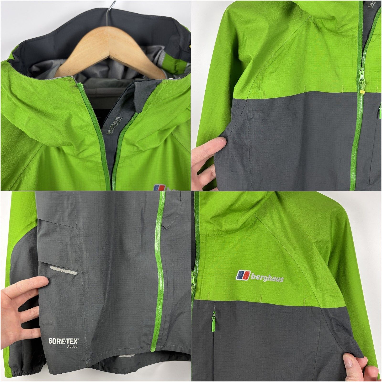 Berghaus Berghaus Vapour Storm Gore-Tex Waterproof Jacket Green S Size US S / EU 44-46 / 1 - 2 Thumbnail