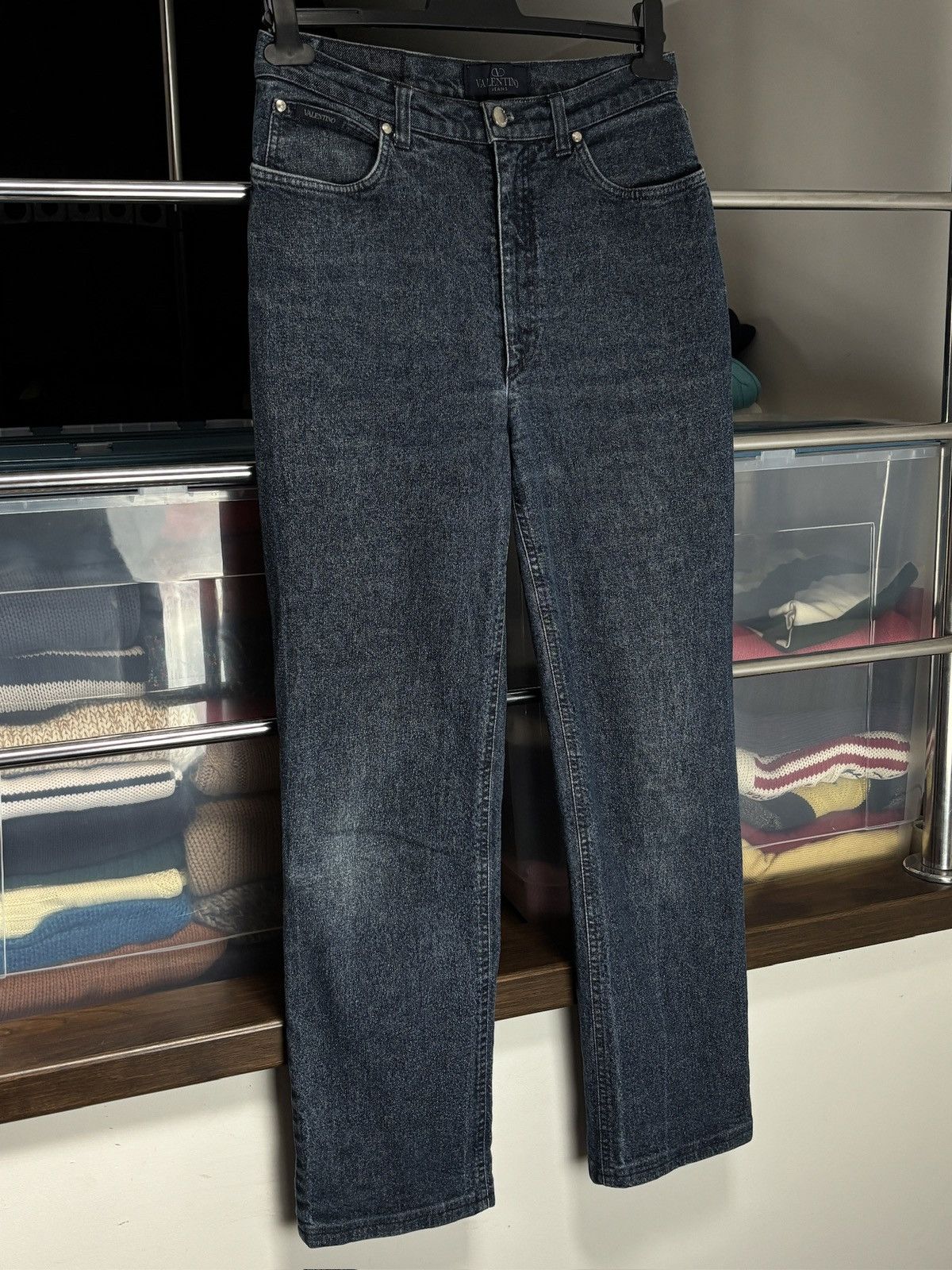 Valentino Valentino Jeans dark blue vintage pants Size 25" / US 0 / IT 36 - 2 Thumbnail