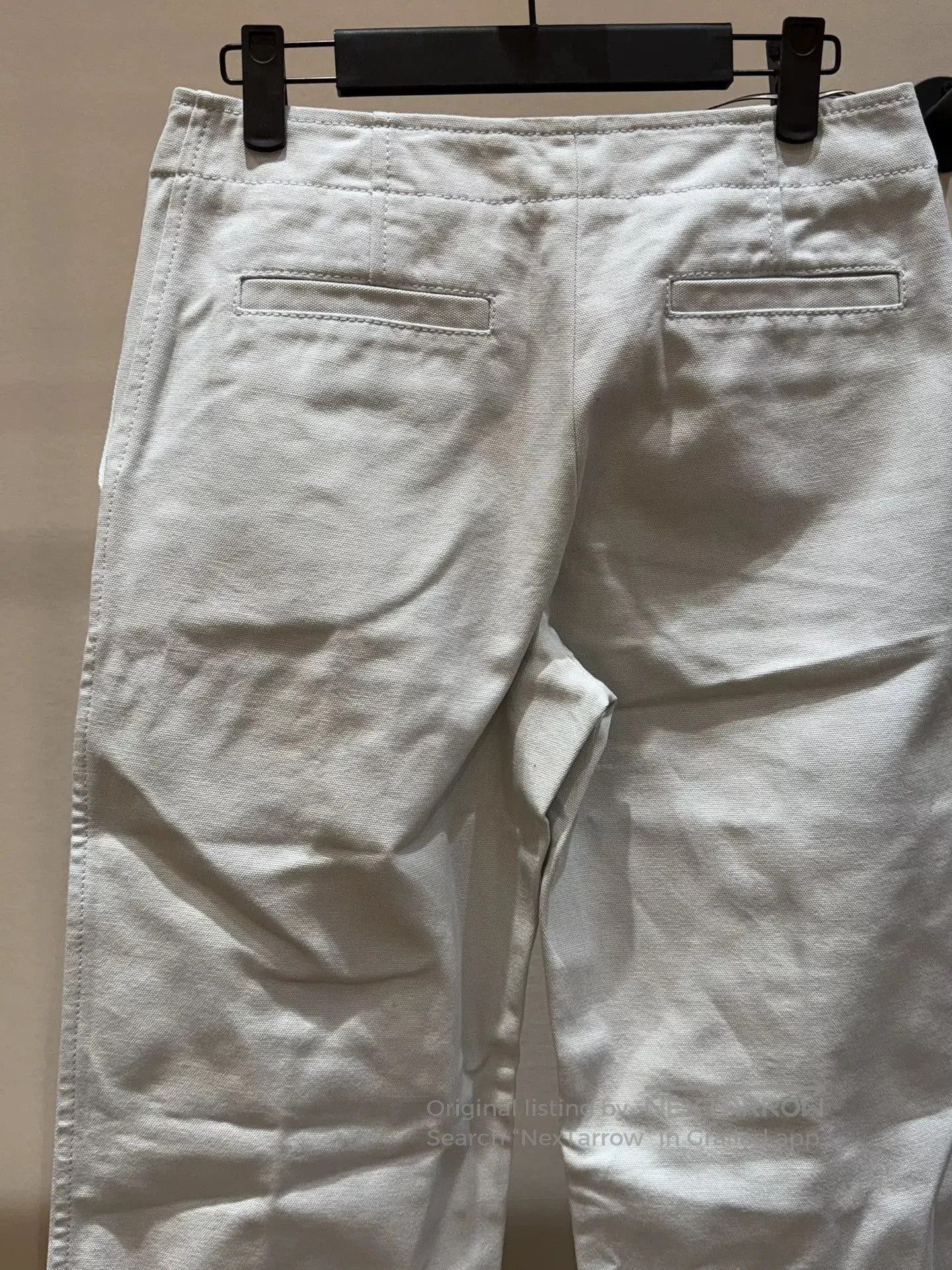 Hermes Hermès White Women's Casual Pants. Size US 34 / EU 50 - 6 Thumbnail