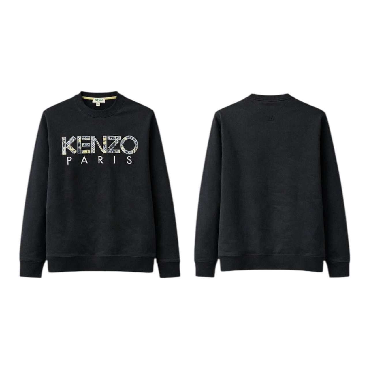 Kenzo KENZO PARIS BIG EMBROIDER LOGO DESIGN MENS SWEATSHIRT JUMPER Size US M / EU 48-50 / 2 - 2 Thumbnail
